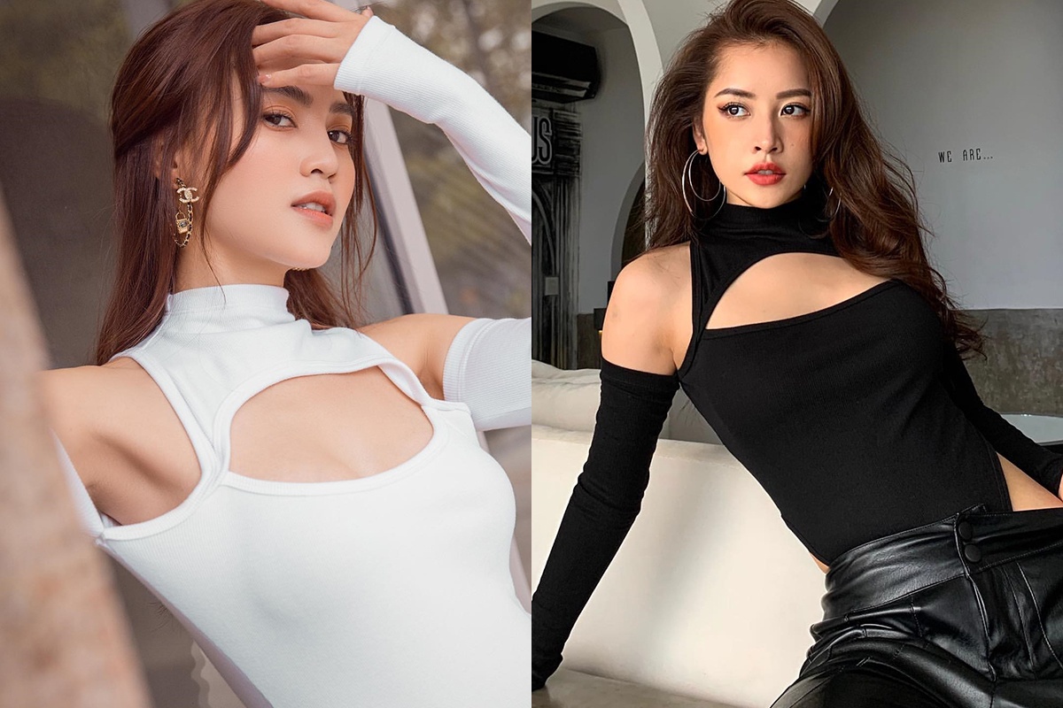 Ninh Duong Lan Ngoc, Chi Pu khoe ve goi cam voi ao cat xe la mat hinh anh
