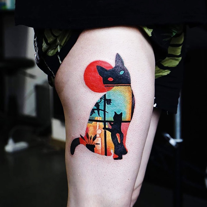 Hinh xam ngo nghinh anh 9