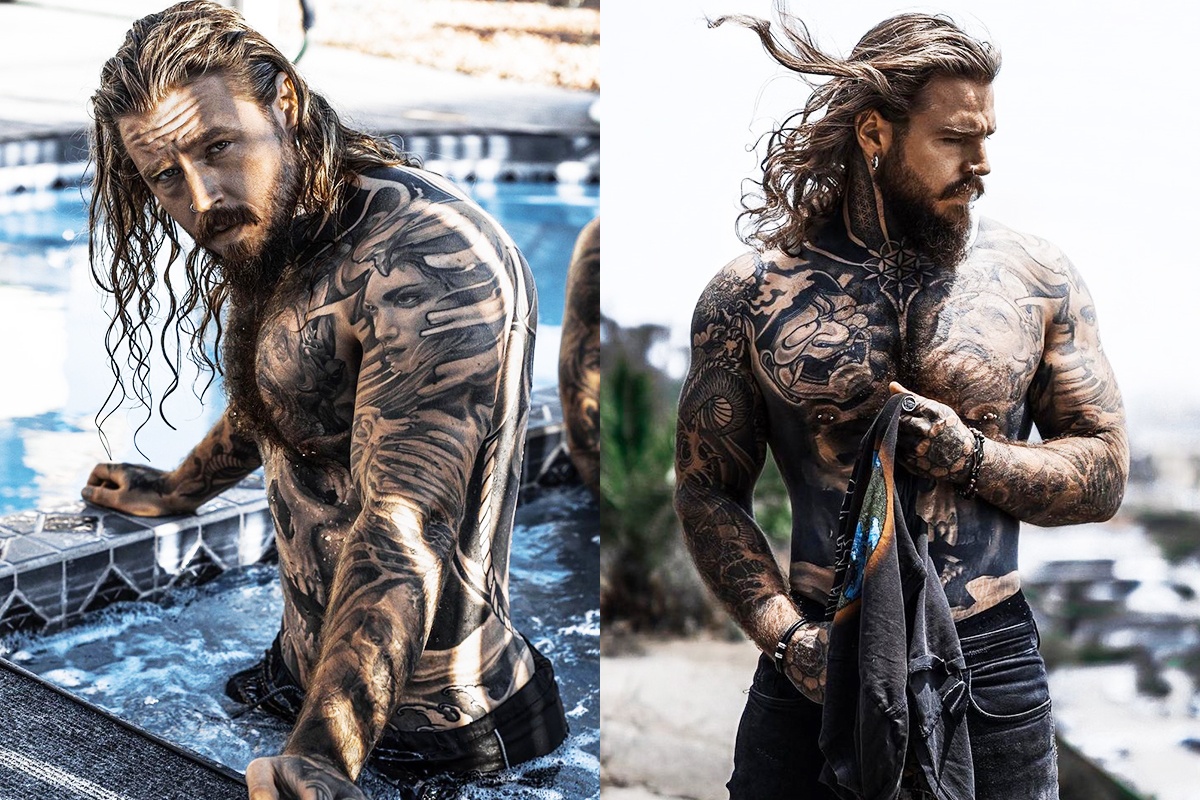 Nam nguoi mau xam toan than de che seo hinh anh