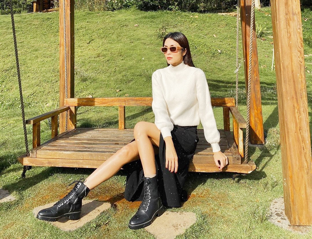 phoi do voi boots anh 1