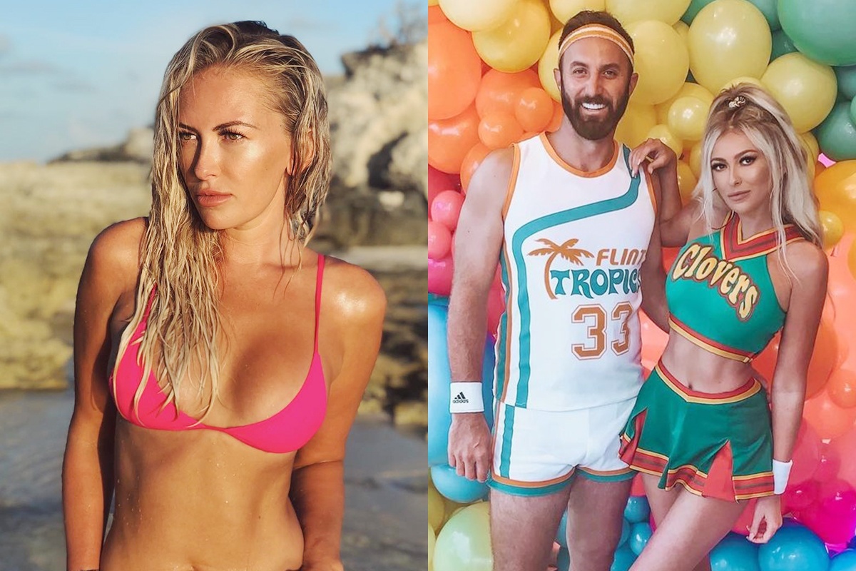 Ban gai cua tay golf Dustin Johnson thich mac do goi cam hinh anh