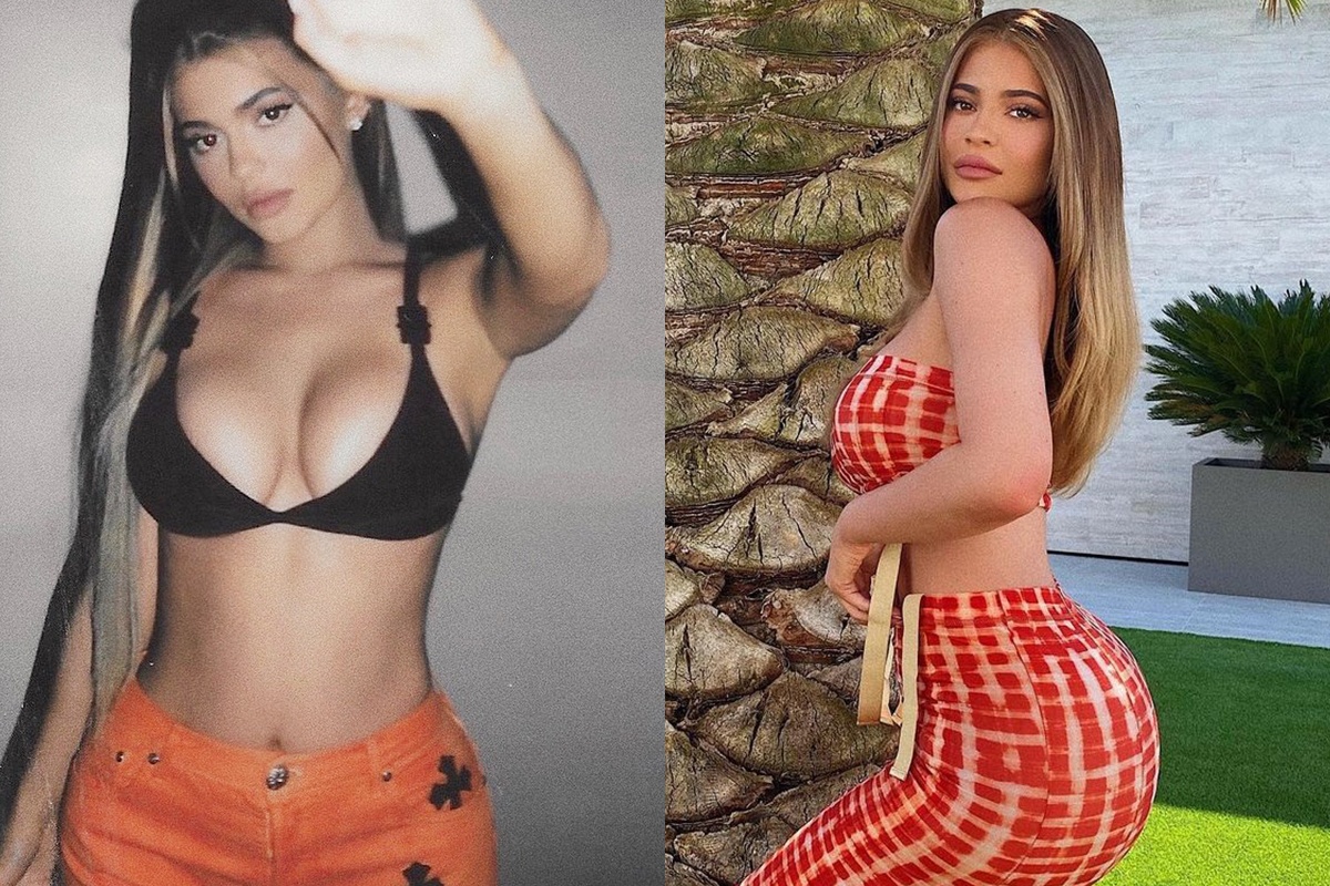 Kylie Jenner cham dien do khoe eo thon hinh anh