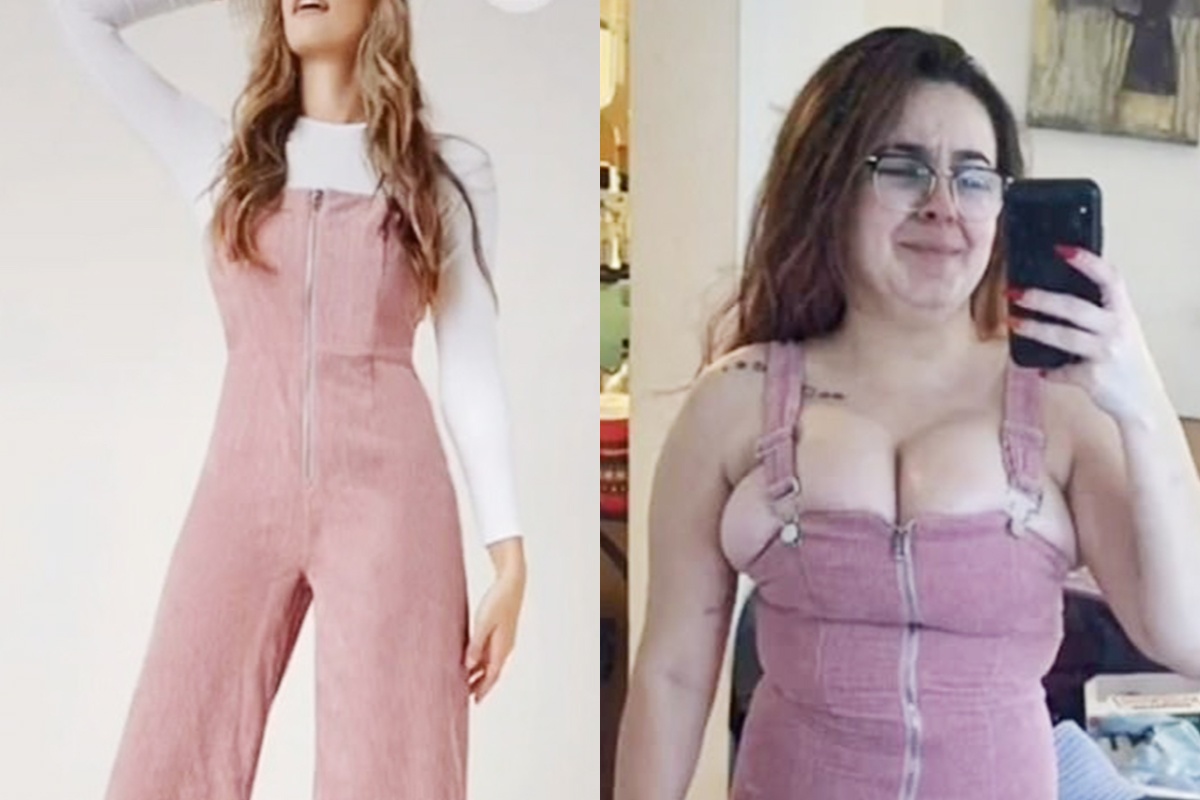 Co gai nhan do khong giong nhu quang cao tren mang hinh anh