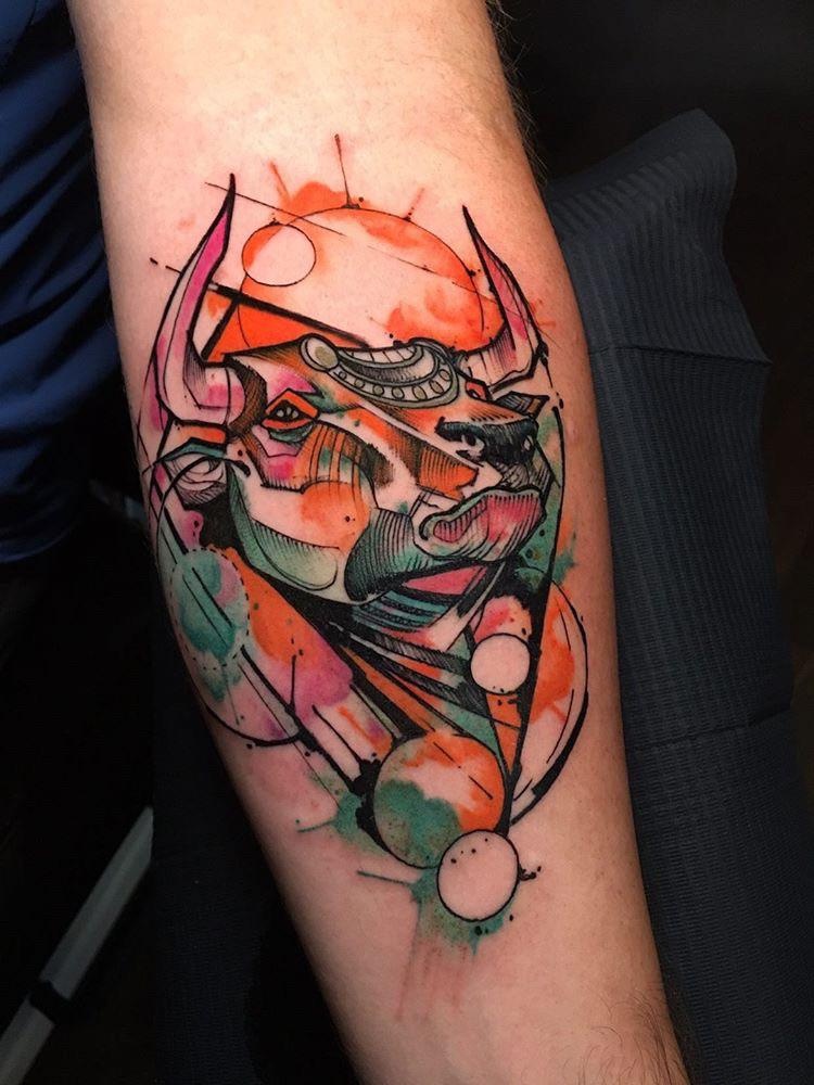 hinh xam con trau anh 10