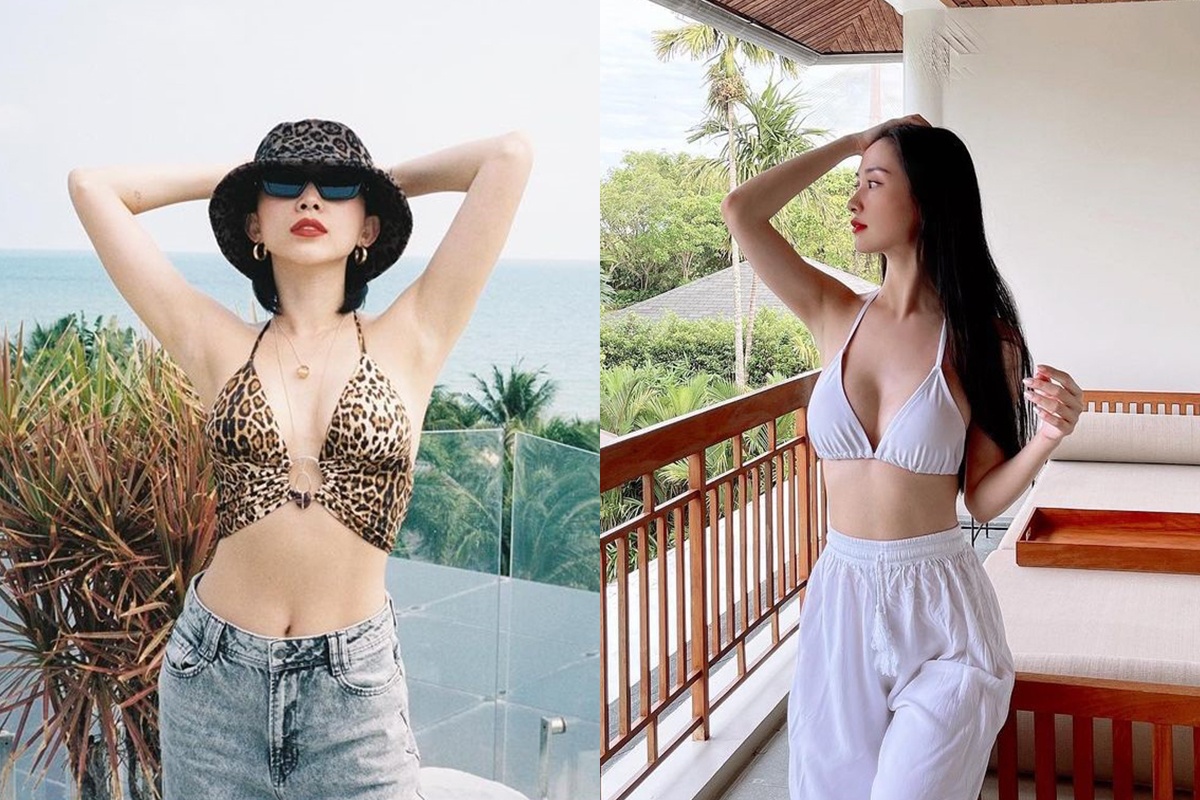 Toc Tien va dan my nhan Viet phoi do voi bikini hinh anh