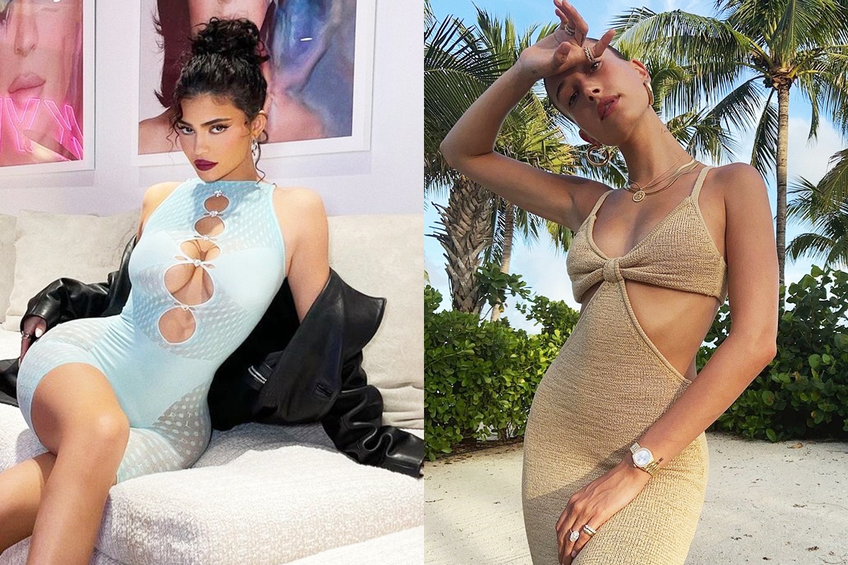 Kylie Jenner va dan sao nu chuong trang phuc cat xe goi cam hinh anh