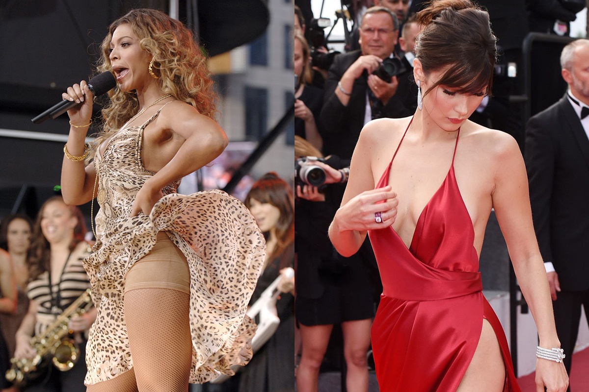 Beyonce va dan sao Hollywood gap su co vay ao tren tham do hinh anh