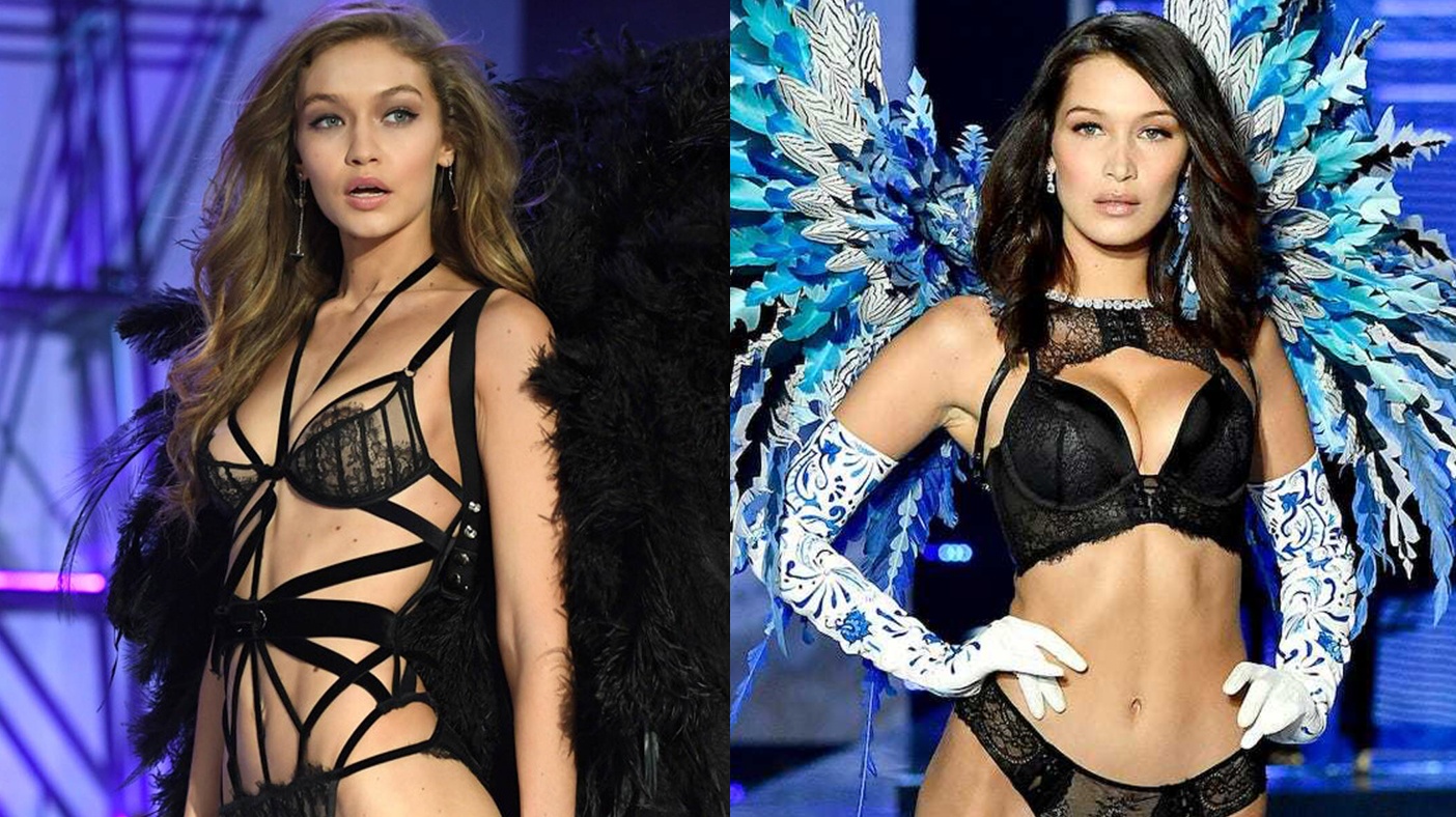 3 chi em Gigi, Bella va Anwar Hadid do dang tren san catwalk hinh anh