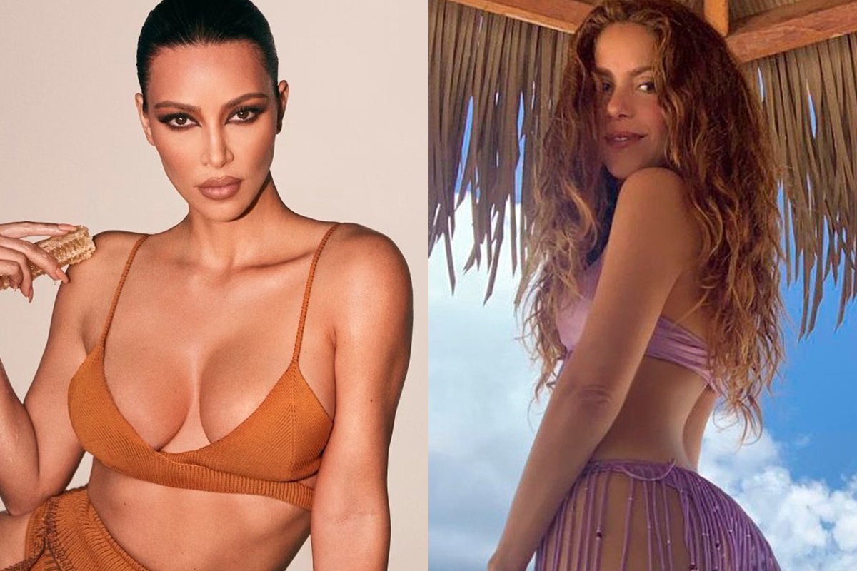 Bi quyet co duong cong quyen ru cua Kim Kardashian, Shakira hinh anh