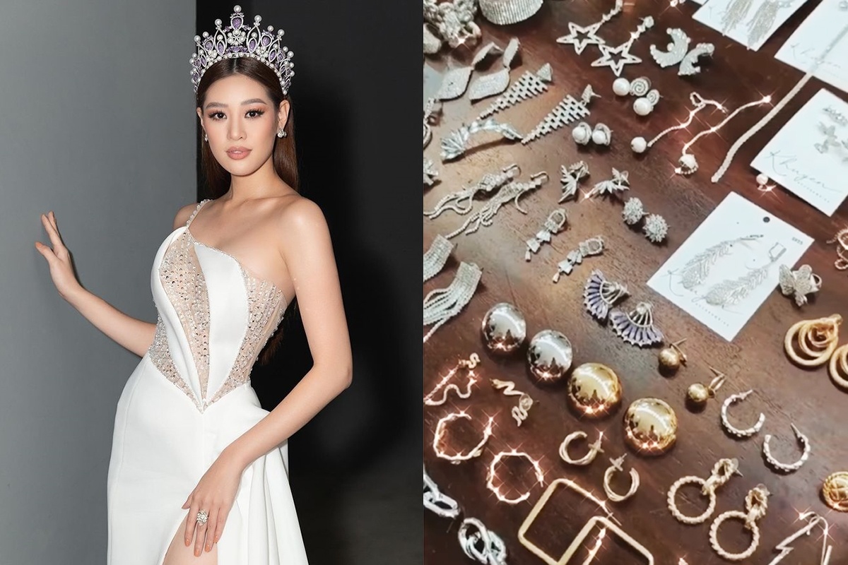 Khanh Van mang nhieu quan ao, trang suc di thi Miss Universe hinh anh