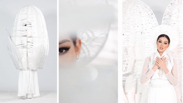 Can canh trang phuc dan toc 'Ken Em' cua Hoa hau Khanh Van hinh anh