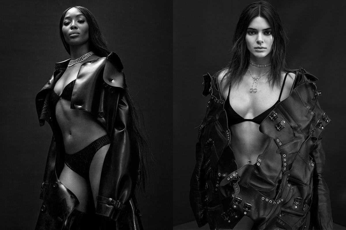 Naomi Campbell mac bikini do dang voi dan em hinh anh