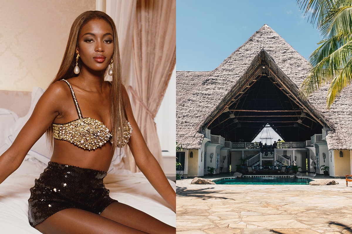 Ngoi nha co 4 be boi cua sieu mau Naomi Campbell hinh anh