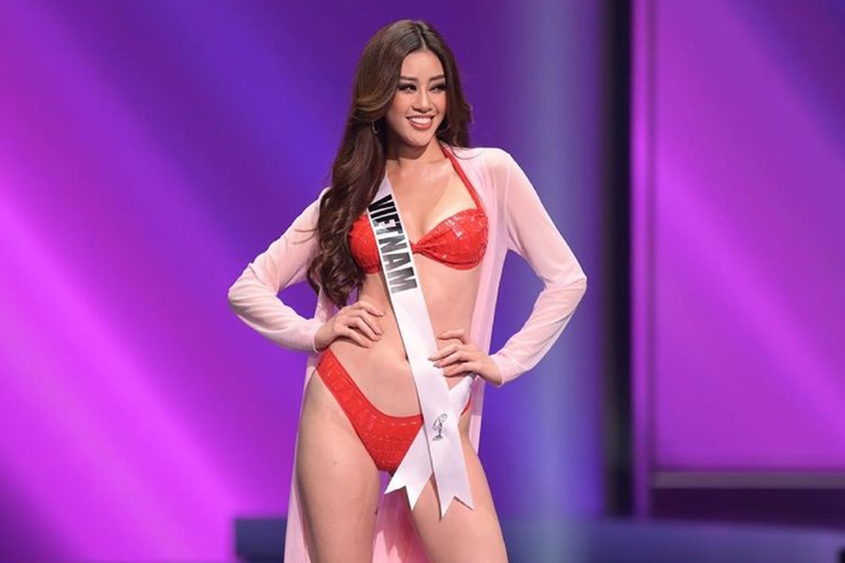 Hoa hau Khanh Van bi bong khi tu uon toc tai Miss Universe hinh anh