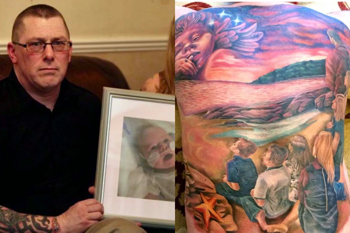 Cha xam kin lung hinh con trai da mat hinh anh