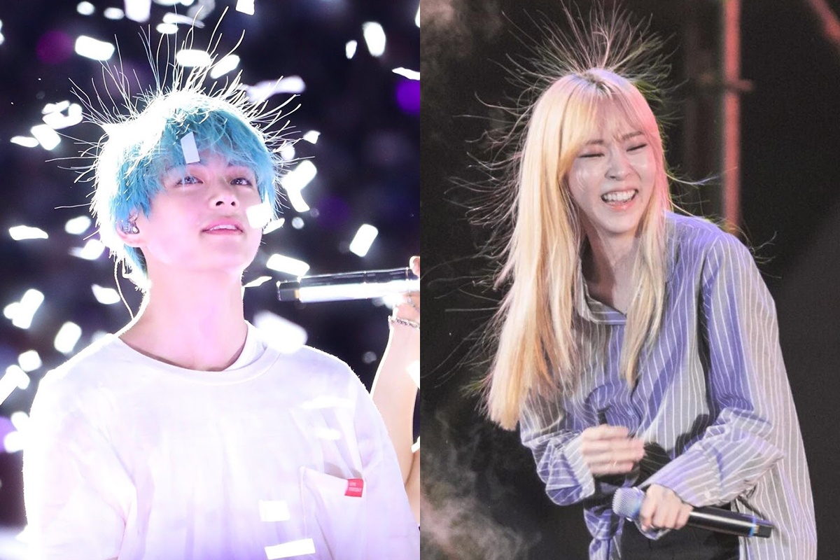 Vi sao toc cua V (BTS) va nhieu sao Han bi dung dung? hinh anh