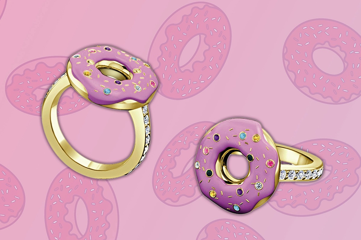 Nhan cau hon hinh banh donut co gia hon 4.000 USD hinh anh