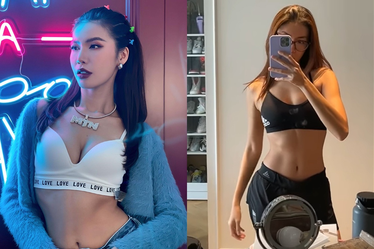 Minh Tu khoe co bung san chac hinh anh