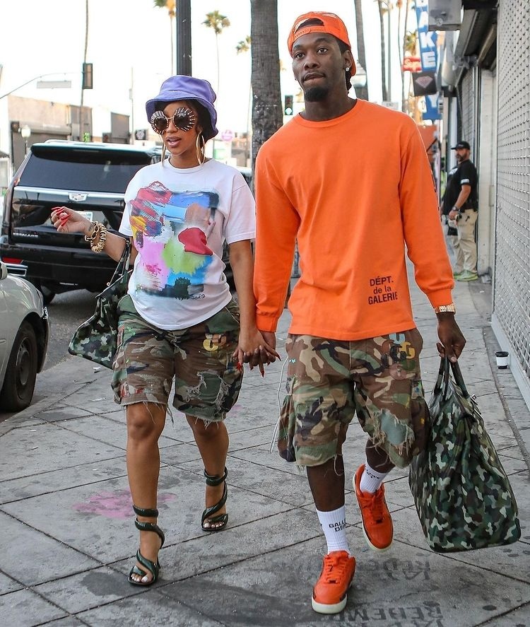 Vo chong Cardi B deo tui Hermes doi anh 1