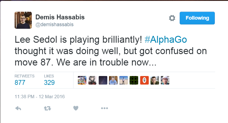 AlphaGo phạm sai lầm, AlphaGo thất bại, AlphaGo thua cờ vây, AlphaGo thua Sedol, AlphaGo phạm lỗi ảnh 1 AlphaGo pham sai lam, AlphaGo that bai, AlphaGo thua co vay, AlphaGo thua Sedol, AlphaGo pham loi anh 1