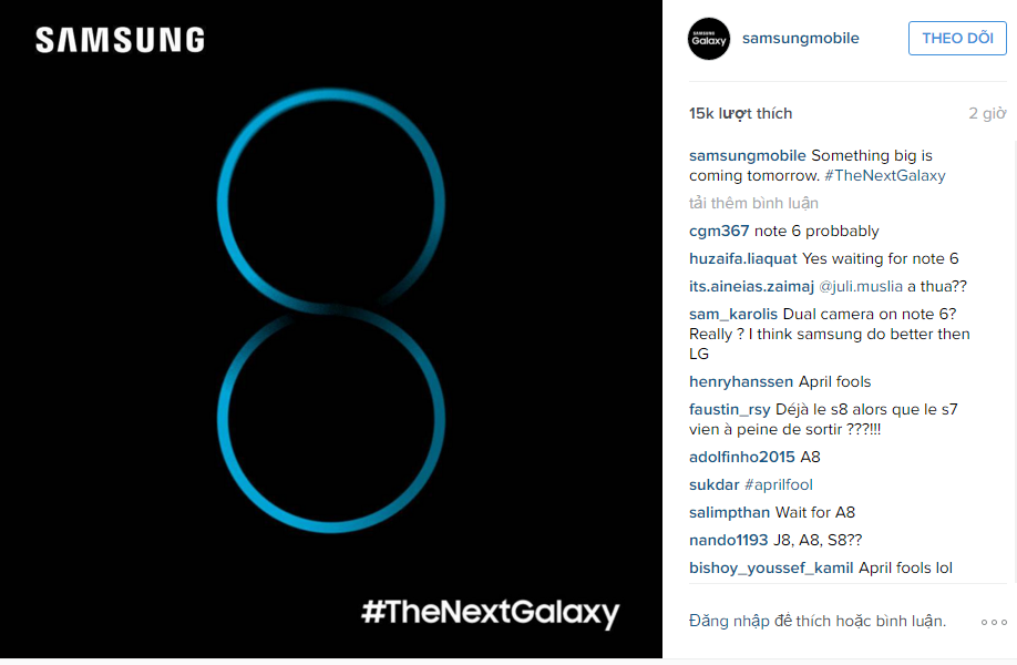 Samsung đùa cá tháng tư ảnh 1 Samsung dua ca thang tu anh 1