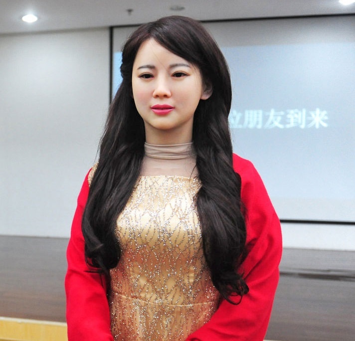 Nguoi may Trung Quoc biet noi, tao dang chup anh hinh anh