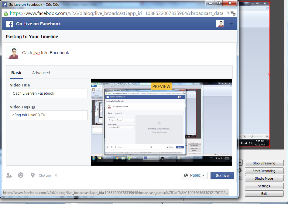 cach live facebook bang may tinh anh 9