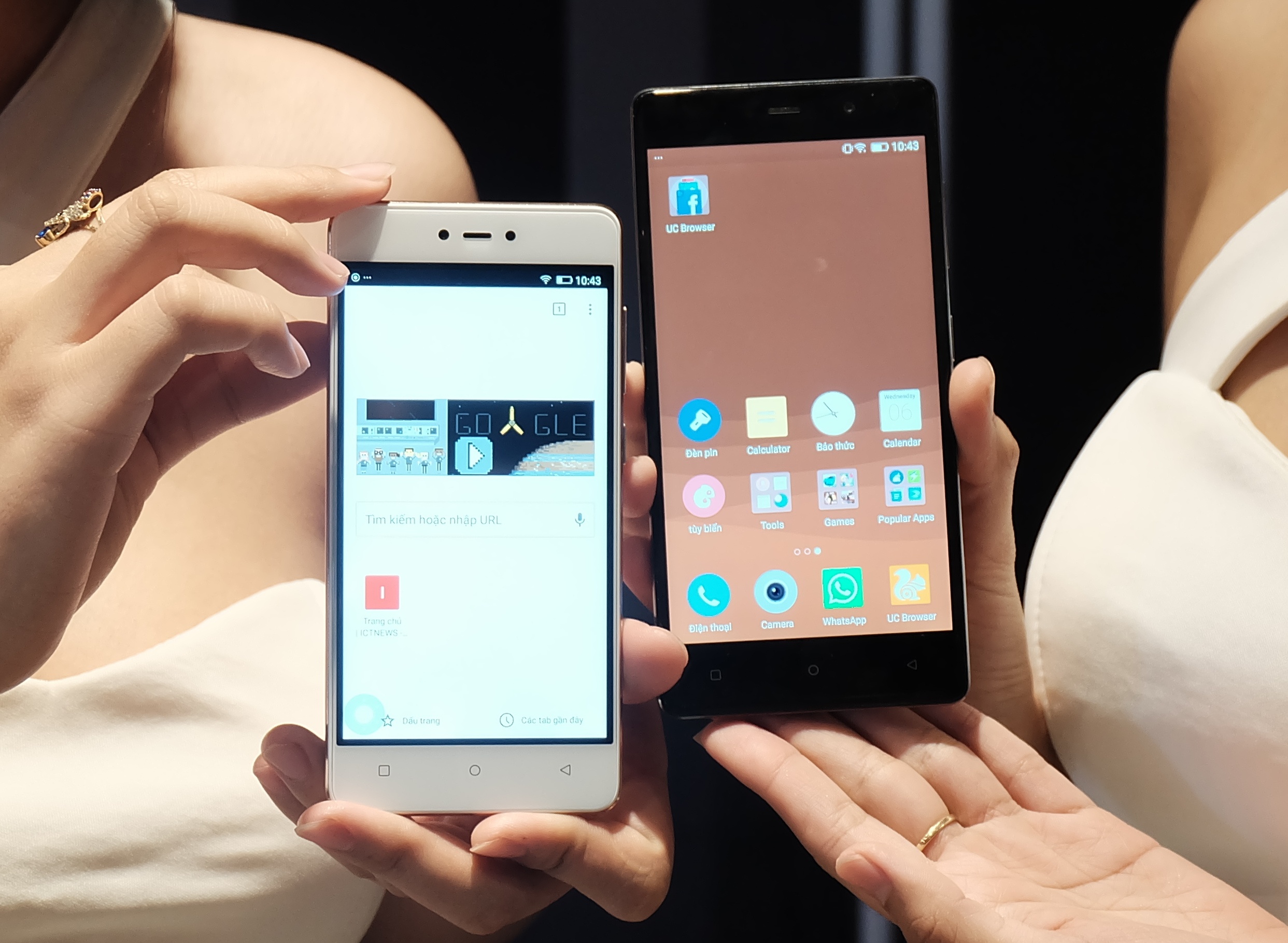 Gionee S6S va F103 Pro ra mat tai Viet Nam, gia tu 3,2 trieu hinh anh