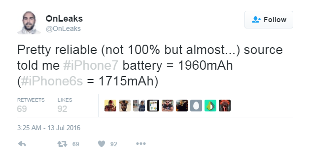 iPhone 7 tăng dung lượng pin so iPhone 6s ảnh 1 iPhone 7 tang dung luong pin so iPhone 6s anh 1