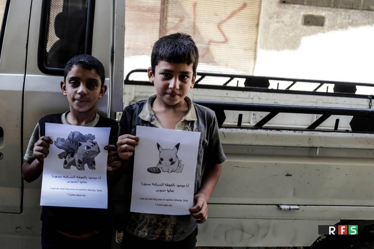 trẻ em syria và Pokemon Go ảnh 3 tre em syria va Pokemon Go anh 3