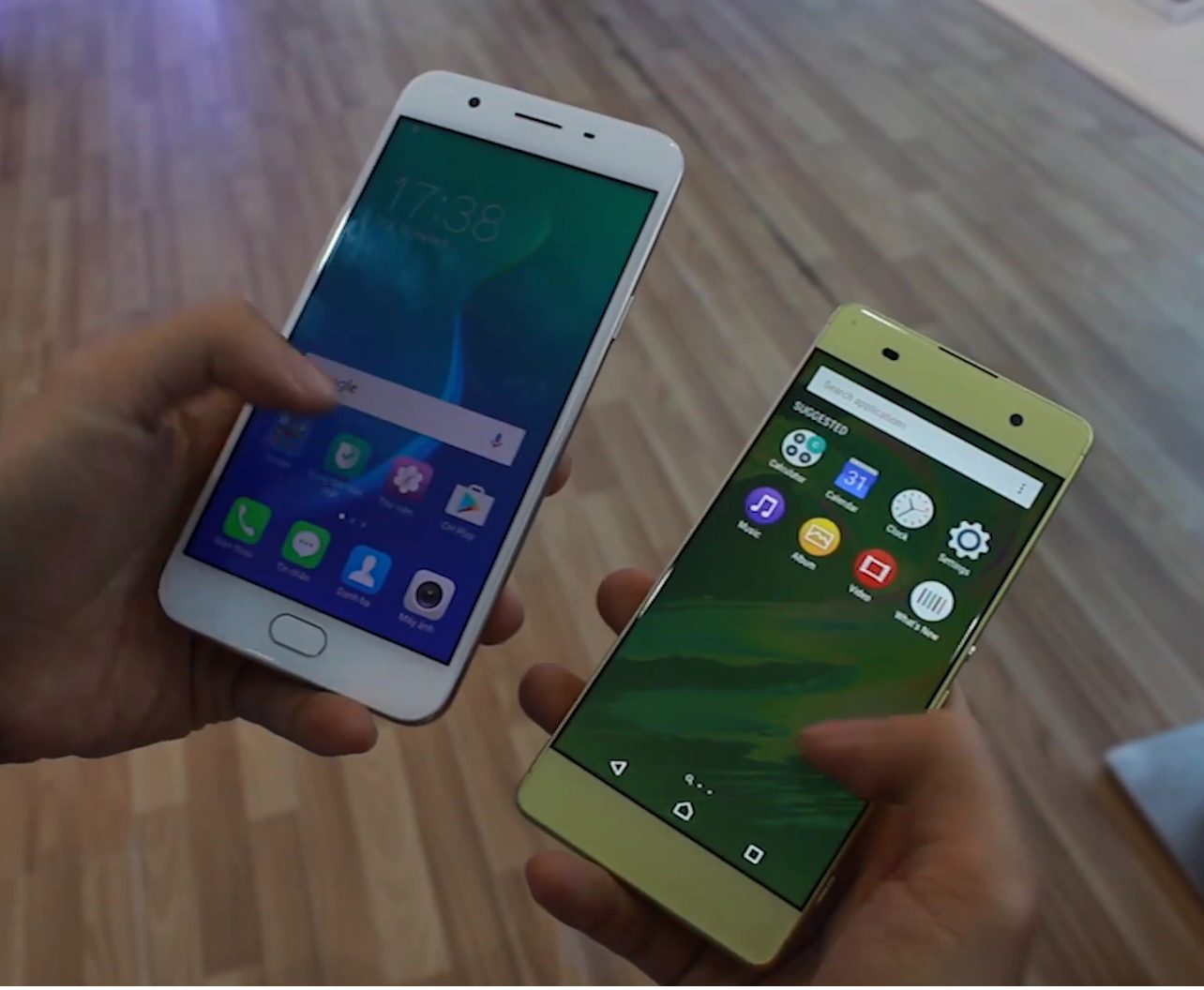 So sanh Oppo F1s va Sony Xperia XA: doi thu tam gia 6 trieu hinh anh