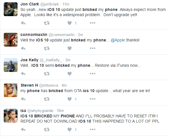 iOS 10 gap loi nang cap anh 1