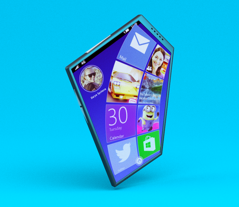Concept smartphone Nokia hinh ngu giac hinh anh