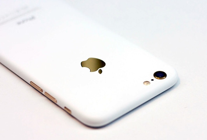 Sau iPhone den nham, xuat hien iPhone trang nham hinh anh