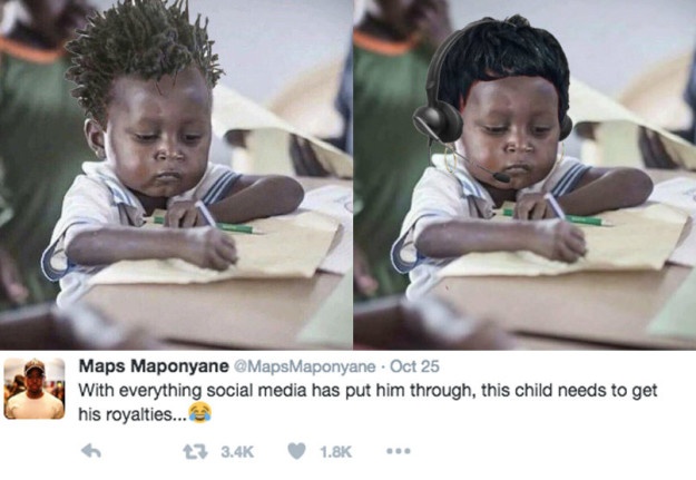 cậu bé da đen hiện tượng mạng ảnh 2 cau be da den hien tuong mang anh 2