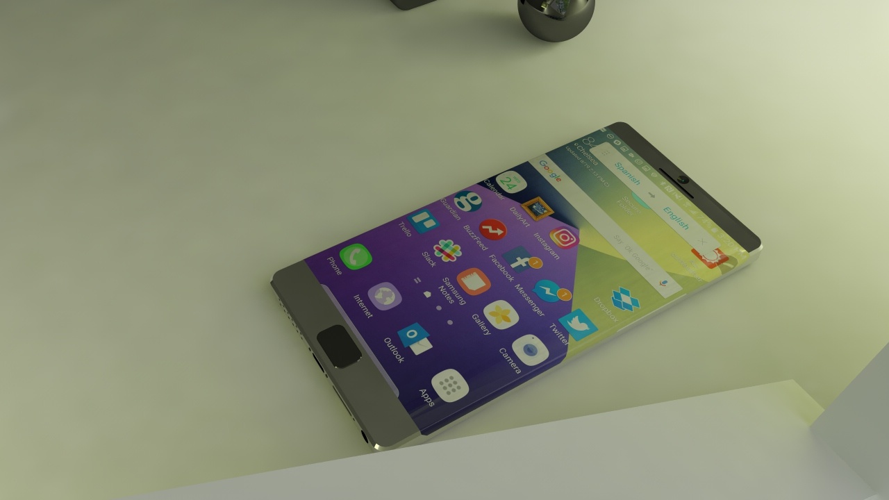 Anh y tuong Nokia Edge man hinh cong do nguoi Viet thiet ke hinh anh