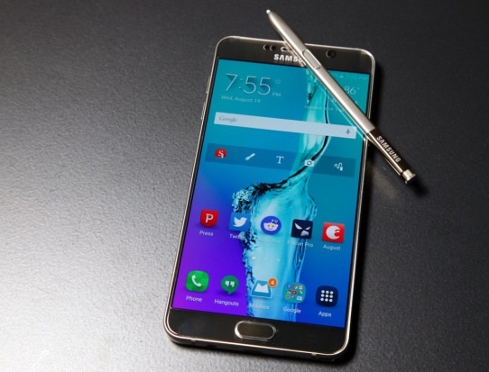 Samsung cho tai ung dung Note 7 tren Note 5 hinh anh