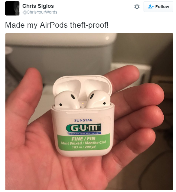 biến AirPod thành hộp chỉ để chống trộm ảnh 2 bien AirPod thanh hop chi de chong trom anh 2