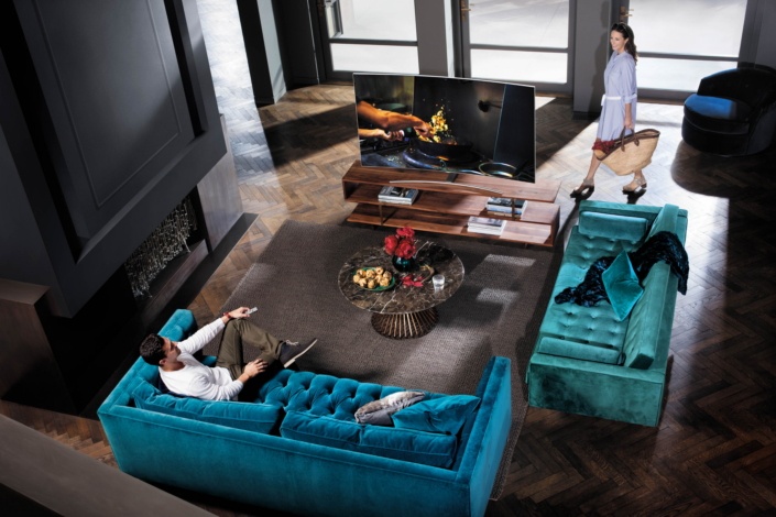 TV QLED Samsung 2017 ra mat anh 1