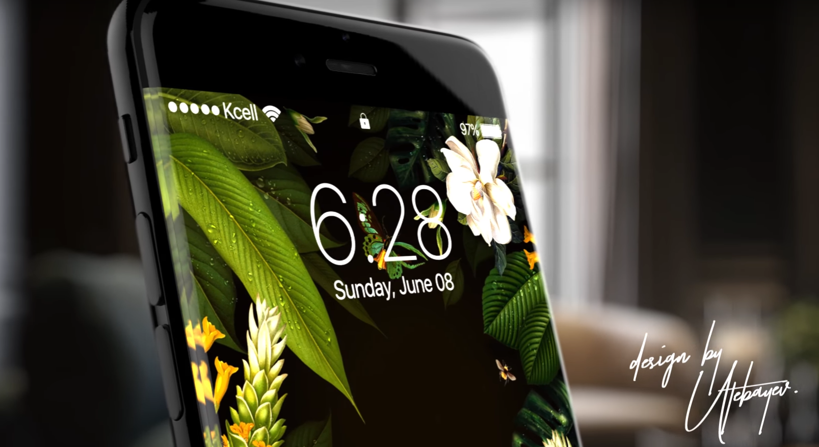 Y tuong iPhone 8 voi camera an trong logo Apple hinh anh