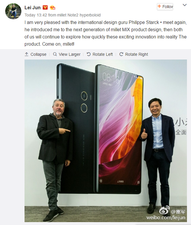 Mi Mix 2 có màn hình to ảnh 1 Mi Mix 2 co man hinh to anh 1
