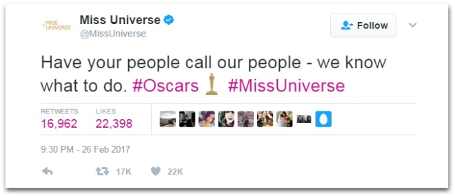 giới nghệ sĩ phản ứng trao nhầm oscar ảnh 2 gioi nghe si phan ung trao nham oscar anh 2