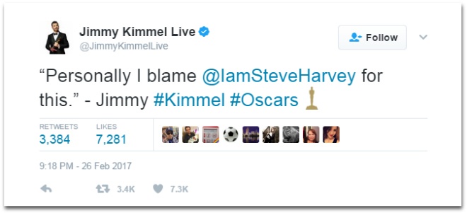 giới nghệ sĩ phản ứng trao nhầm oscar ảnh 3 gioi nghe si phan ung trao nham oscar anh 3