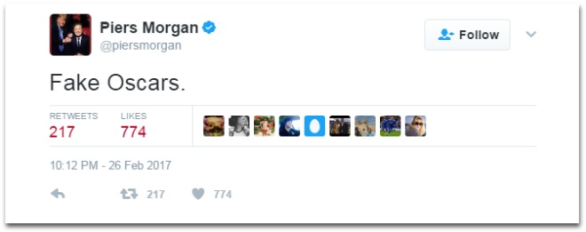 giới nghệ sĩ phản ứng trao nhầm oscar ảnh 6 gioi nghe si phan ung trao nham oscar anh 6