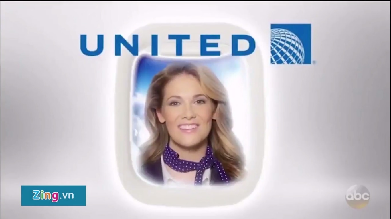 Video cham biem United Airlines cua truyen hinh My hinh anh
