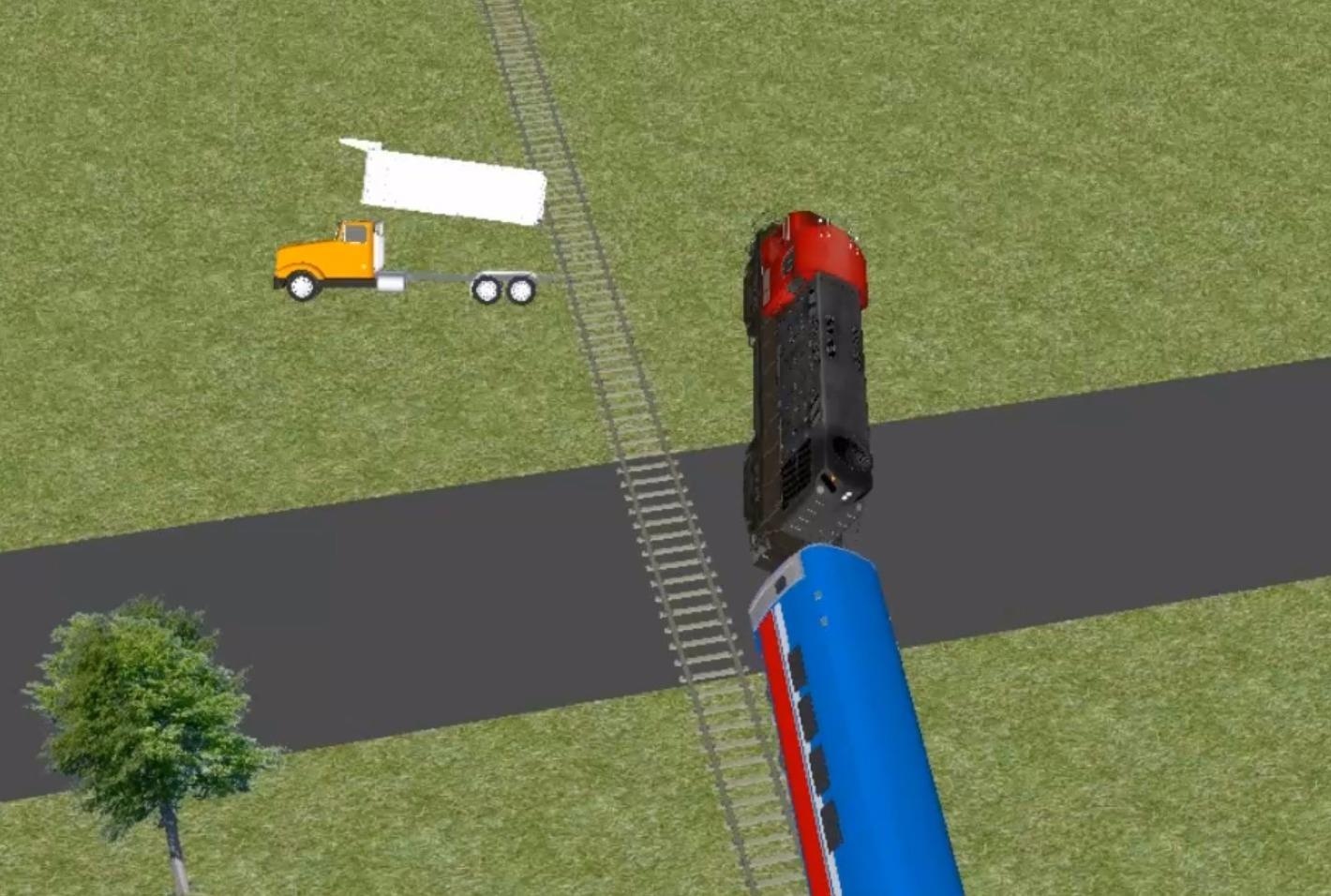 Video mo phong tau hoa tong oto khien 3 nguoi tu vong hinh anh