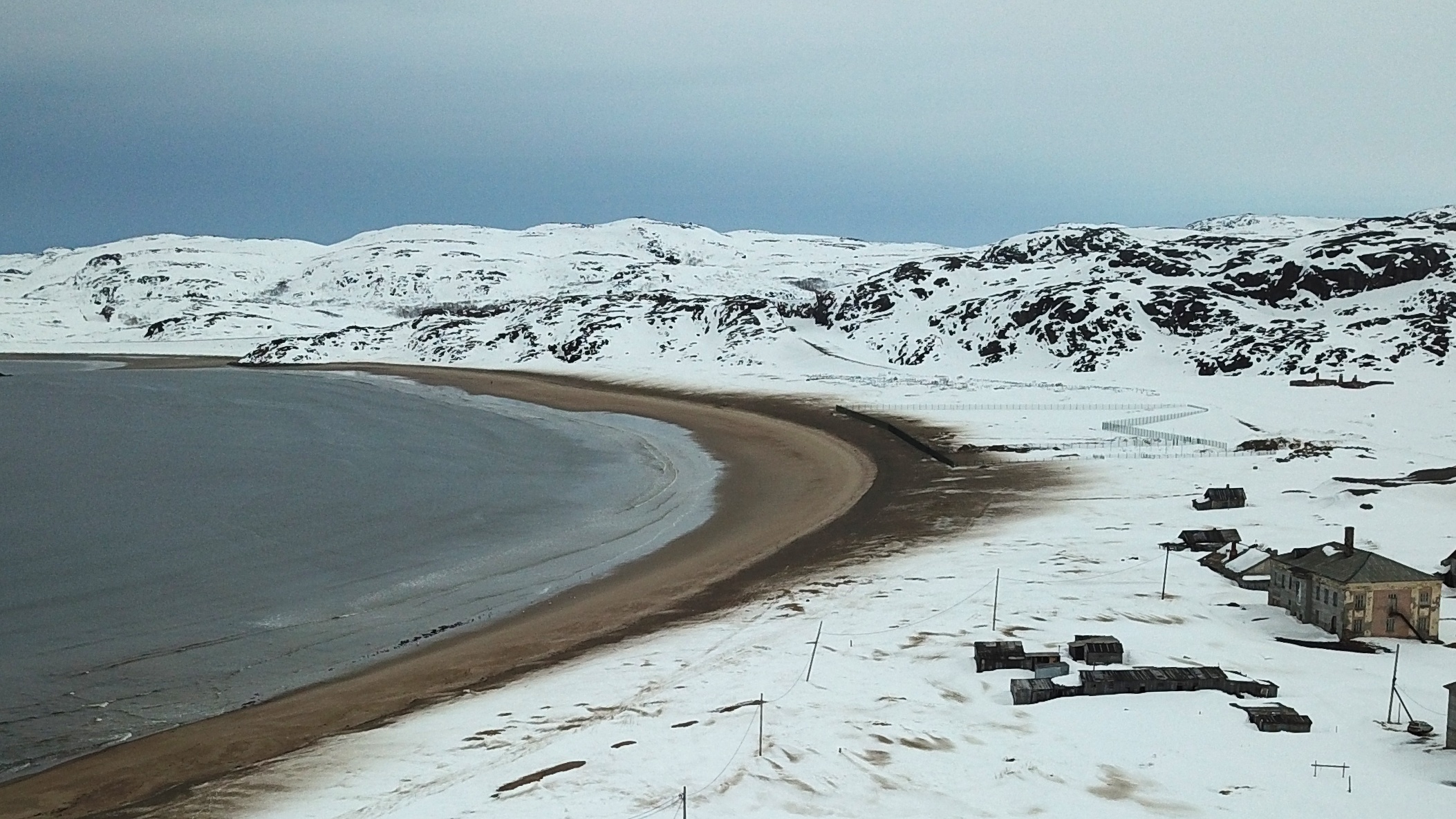 Ve dep lang Teriberka nhin tu flycam hinh anh