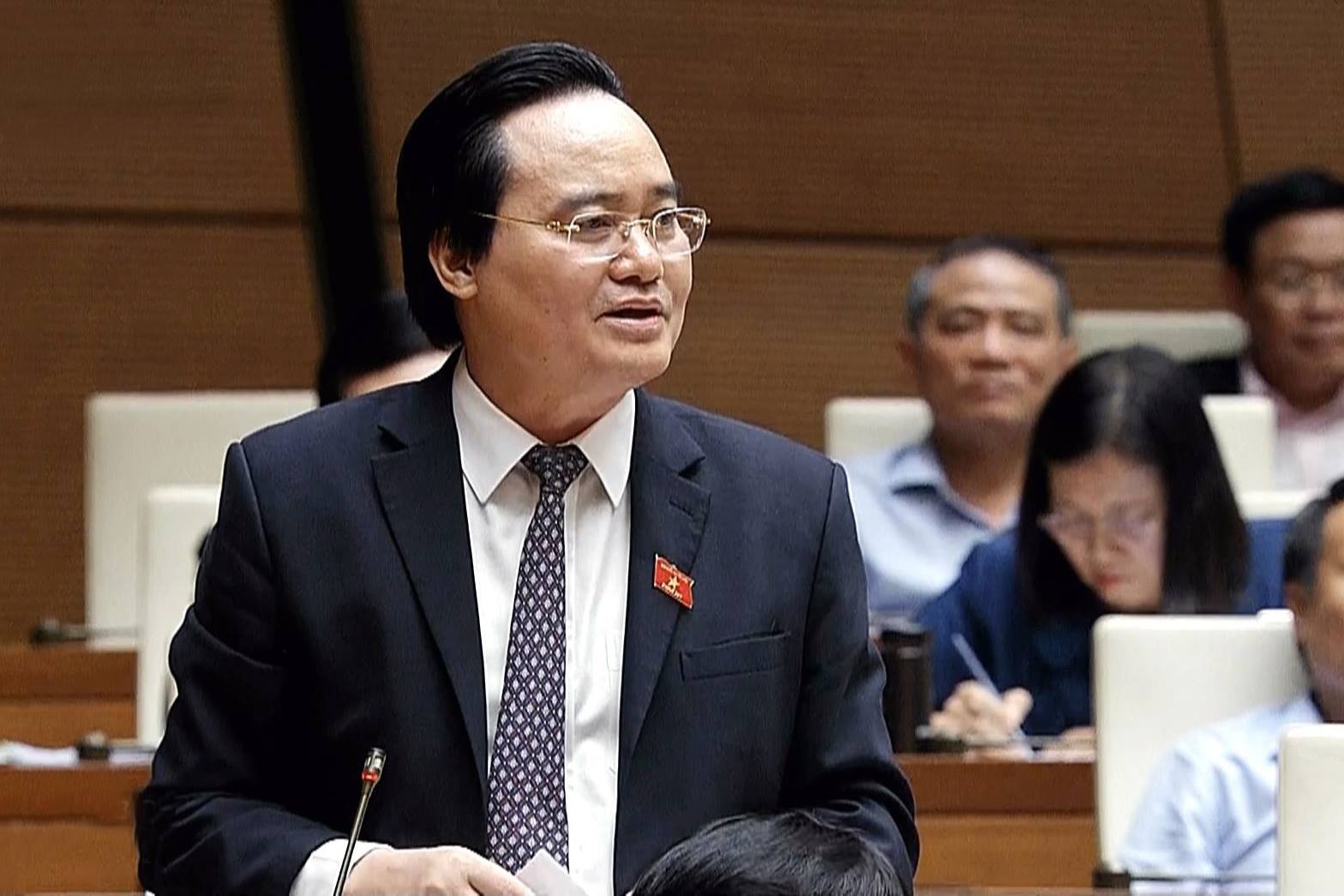 Quoc hoi tiep tuc chat van cac thanh vien Chinh phu hinh anh