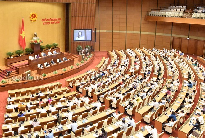 Quoc hoi tiep tuc thao luan tinh hinh kinh te - xa hoi hinh anh