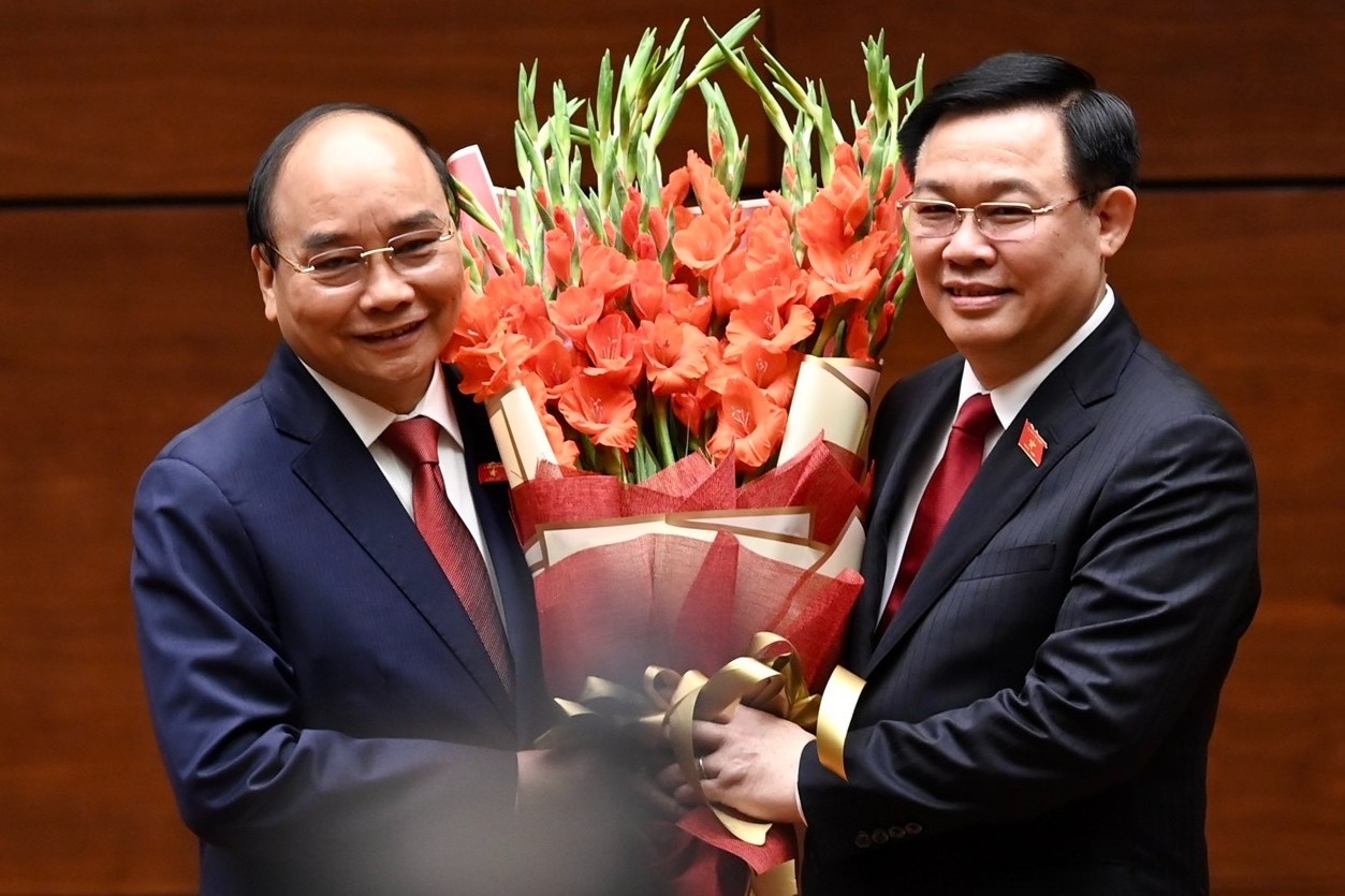 Chu tich nuoc Nguyen Xuan Phuc phat bieu nham chuc hinh anh